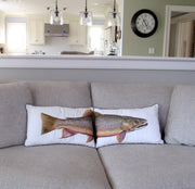 Remarkable Trout - Embroidered Pillow Covers