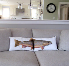 Remarkable Trout - Embroidered Pillow Covers