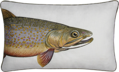 Remarkable Trout - Embroidered Pillow Covers
