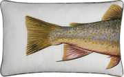 Remarkable Trout - Embroidered Pillow Covers