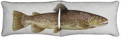 Remarkable Trout - Embroidered Pillow Covers
