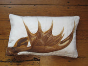 Splendid Moose - Embroidered Pillow Covers