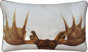 Splendid Moose - Embroidered Pillow Covers