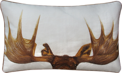 Splendid Moose - Embroidered Pillow Covers