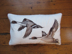 Pintail Flight - Embroidered Pillow Covers