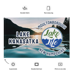 Let it Fly - Lake Kanasatka - Custom Flag