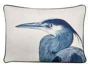 Beautiful Heron - Embroidered Pillow Covers