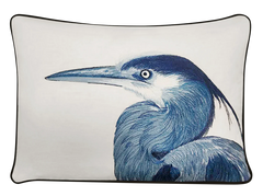 Beautiful Heron - Embroidered Pillow Covers