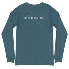 Lured to the Lake - Sylvan Lake Compass - Custom Long Sleeve