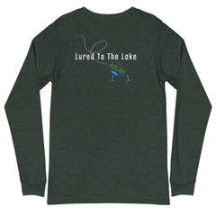 Lured to the Lake - Sylvan Lake Compass - Custom Long Sleeve