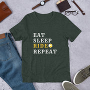 Eat. Sleep. Ride. Repeat. Unisex Tee