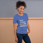 Eat. Sleep. Ride. Repeat. Unisex Tee